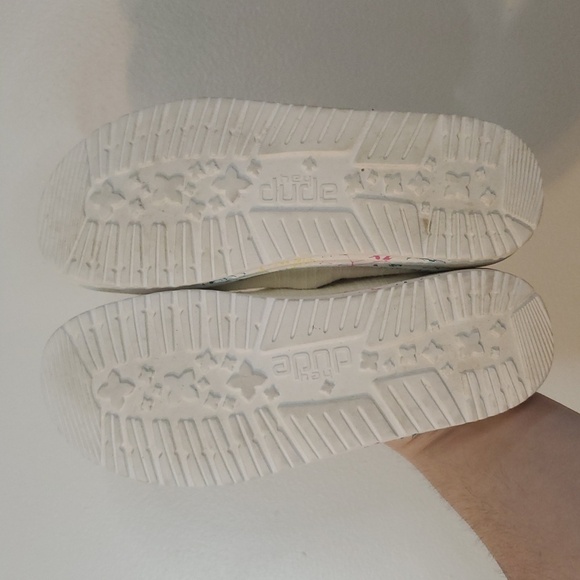 Hey Dude Youth Wendy Sugar Vibes Canvas Shoes Size 3 Ladies 4 - Picture 9 of 12